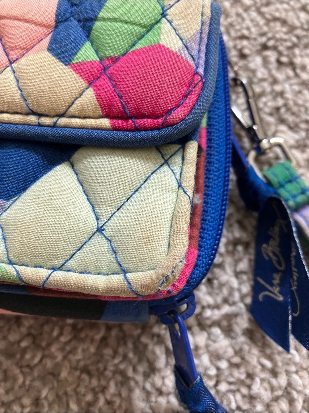 Vera Bradley Multicolor Quilted Wristlet Wallet - Picture 7 of 10